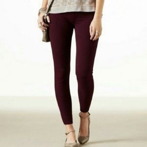 American Eagle Super Stretch Dark Purple Jeggings